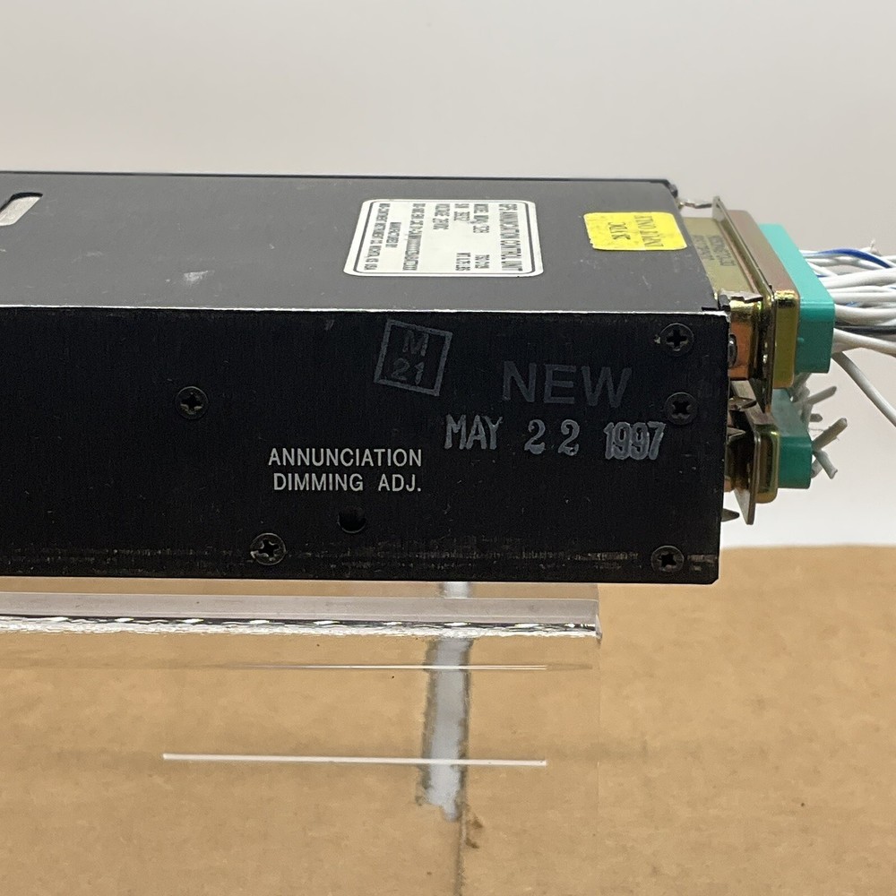 GPS ANNUNCIATION CONTROL UNIT MD41-328 Untested As IS