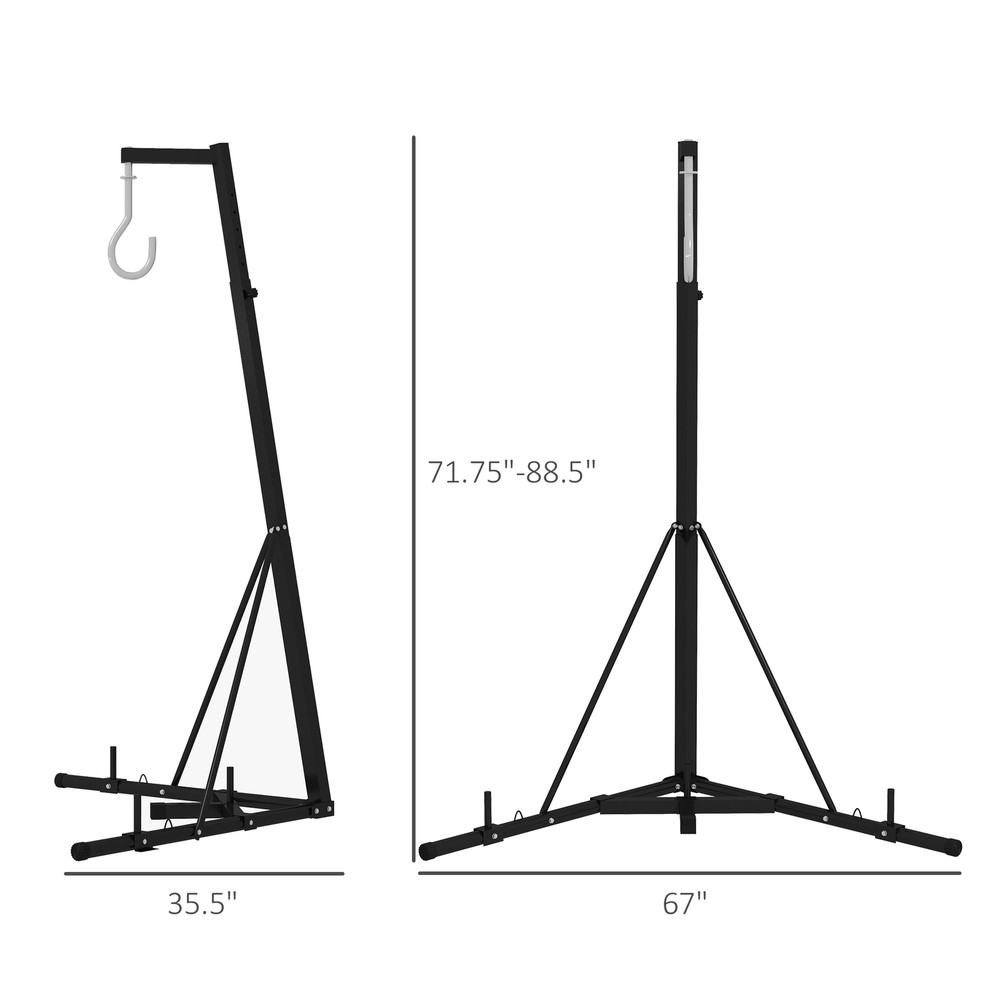 Punch Bag Stand for Heavy Bag, Foldable and Height Adjustable
