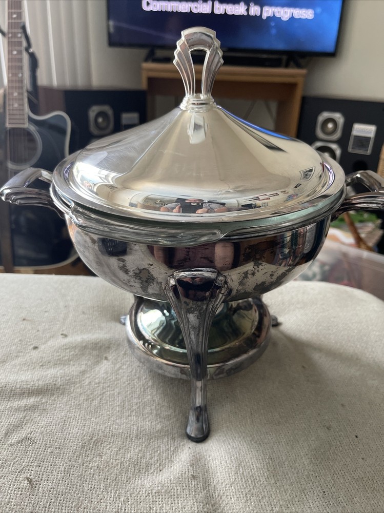 Vintage Towle Silverplate Chaffing Dish
