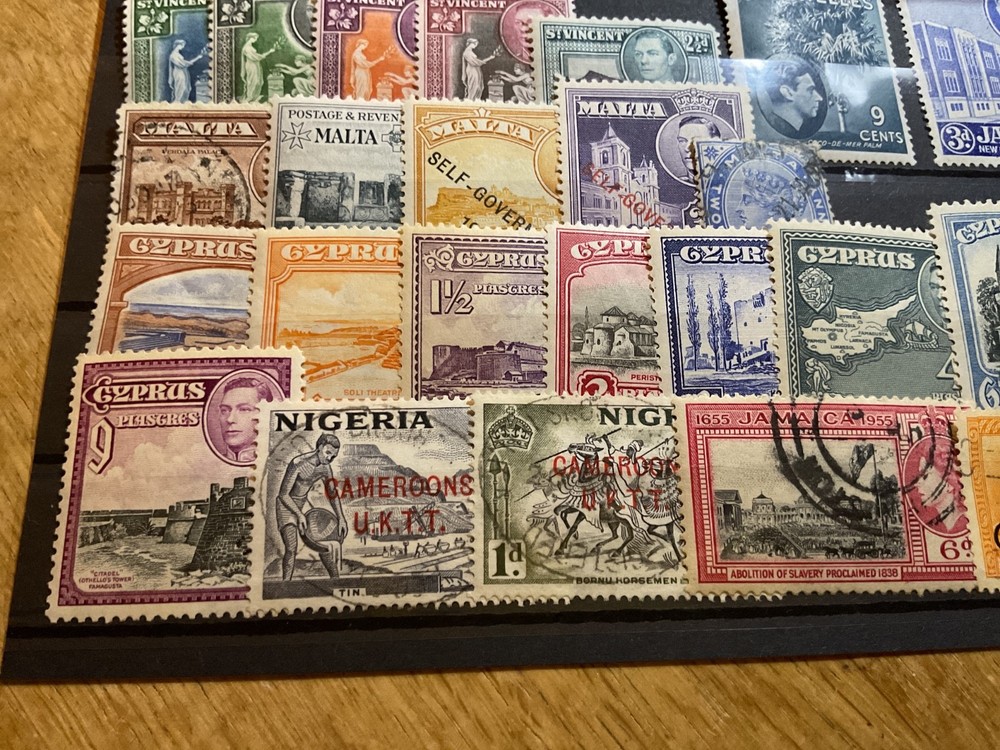 Classic commonwealth mounted mint or used stamps B2722