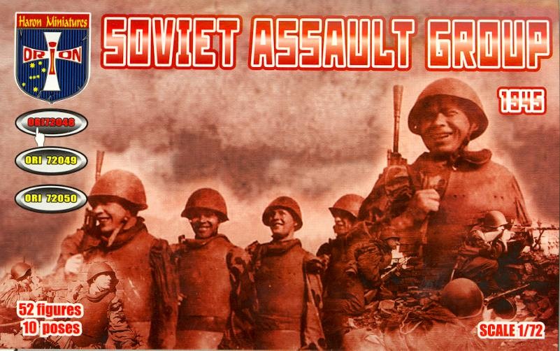 Orion Models 1/72 SOVIET ASSAULT GROUP 1945 Figure Set