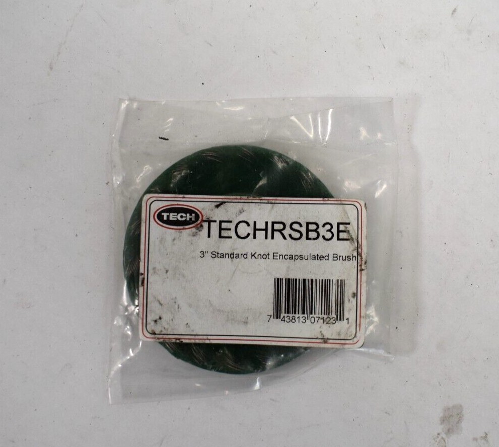 Tech 3" Standard Knot Encapsulated Brush TECHRSB3E Green Quick Removal