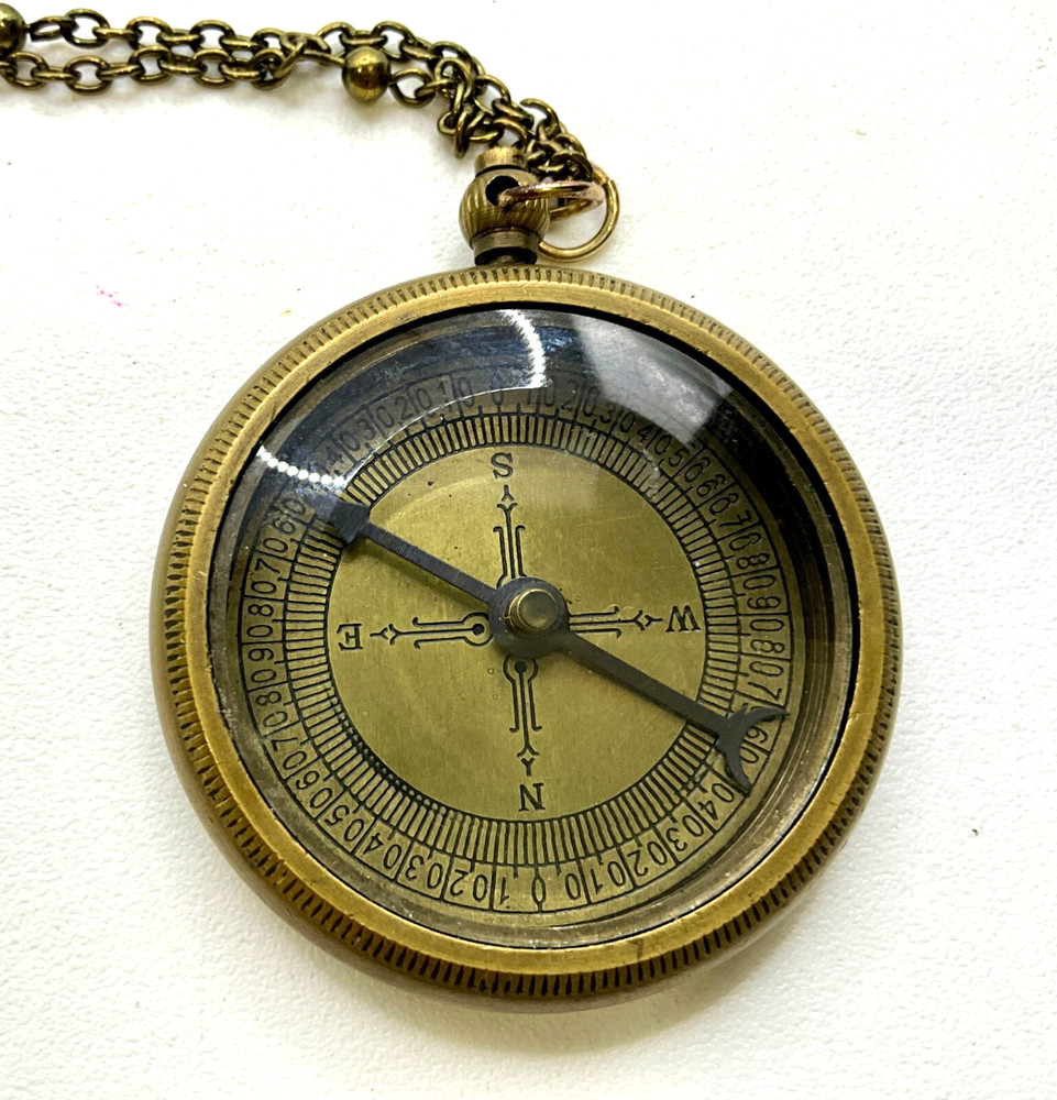 CZ30 Antique Solid Brass Magnetic Compass Nautical