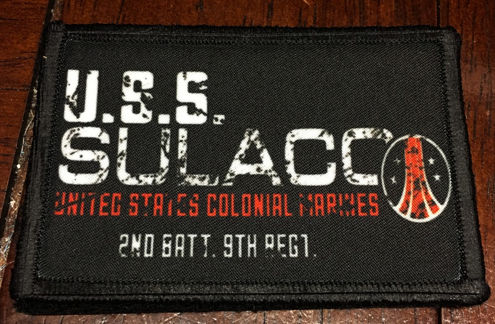 Aliens Motion Tracker Sulaco Colonial Marines Morale Patch