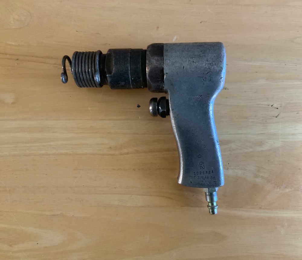 Vintage Solar Co. Pneumatic Rivet Gun Untested Read