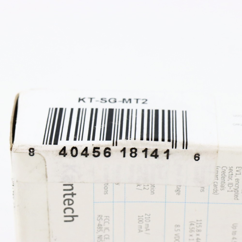 Kantech KT-SG-MT2 ioSmart G2 Multi-Technology Smart Card Reader - NEW