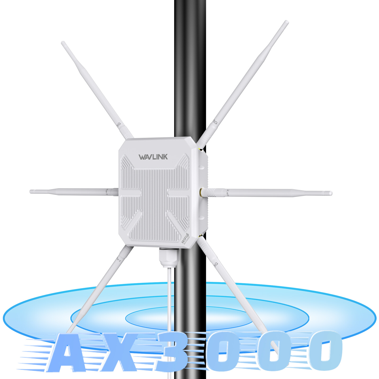 WiFi5/6 Outdoor Wireless Router Access Point Long Range Dual-Band Wi-Fi Extender
