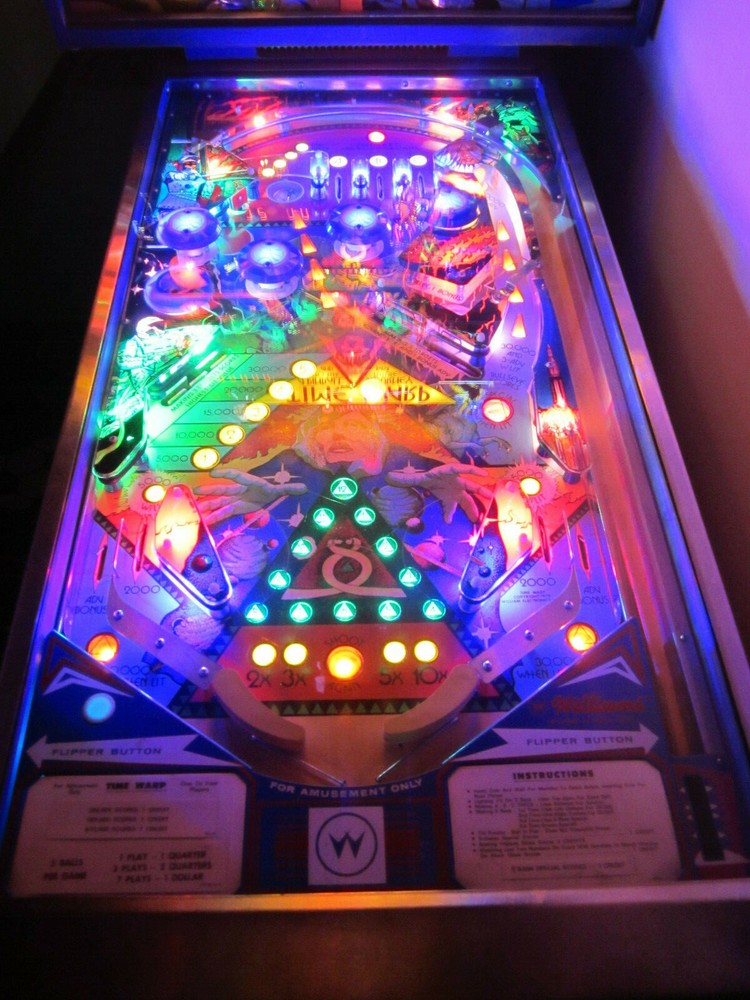 TIME WARP Pinball - NON GHOSTING LED Lighting Kit custom SUPER BRIGHT KIT