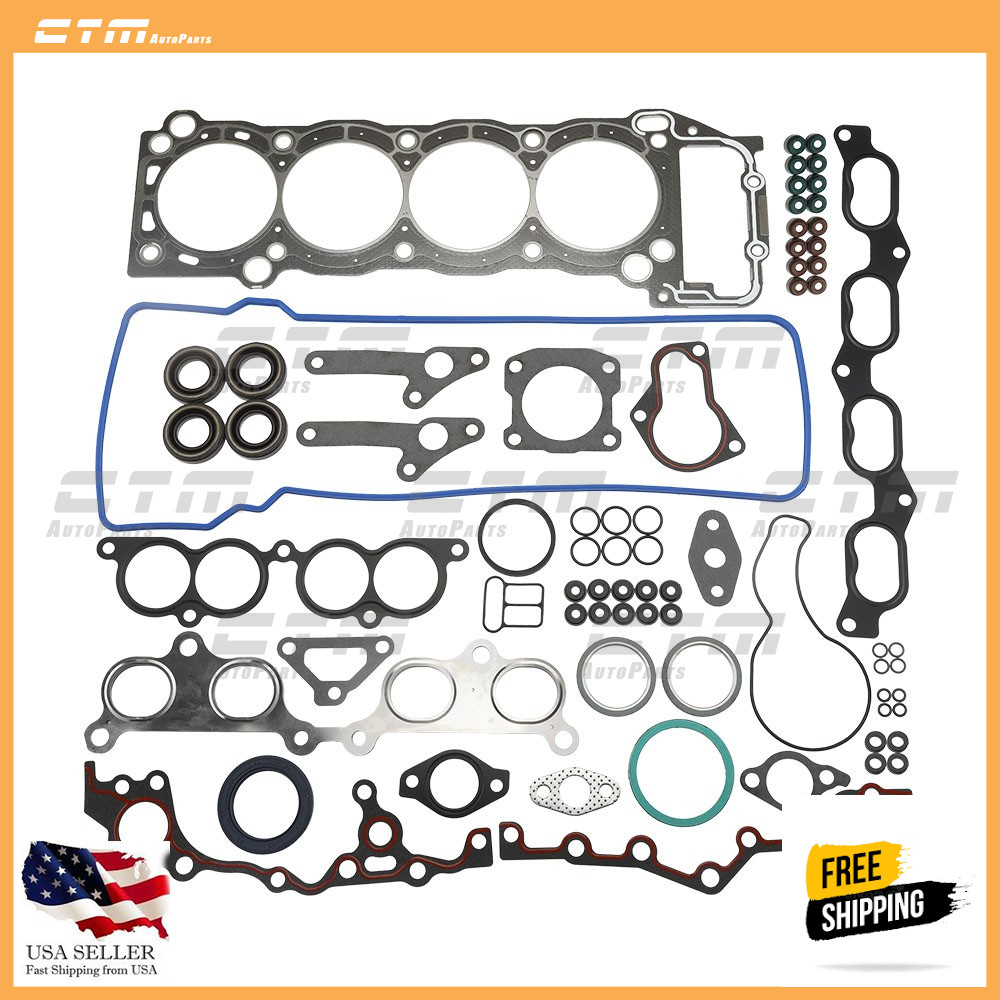 Fits 95-04 Toyota Tacoma 2.4L 2.7L T100 4Runner DOHC Head Gasket Set Graphite