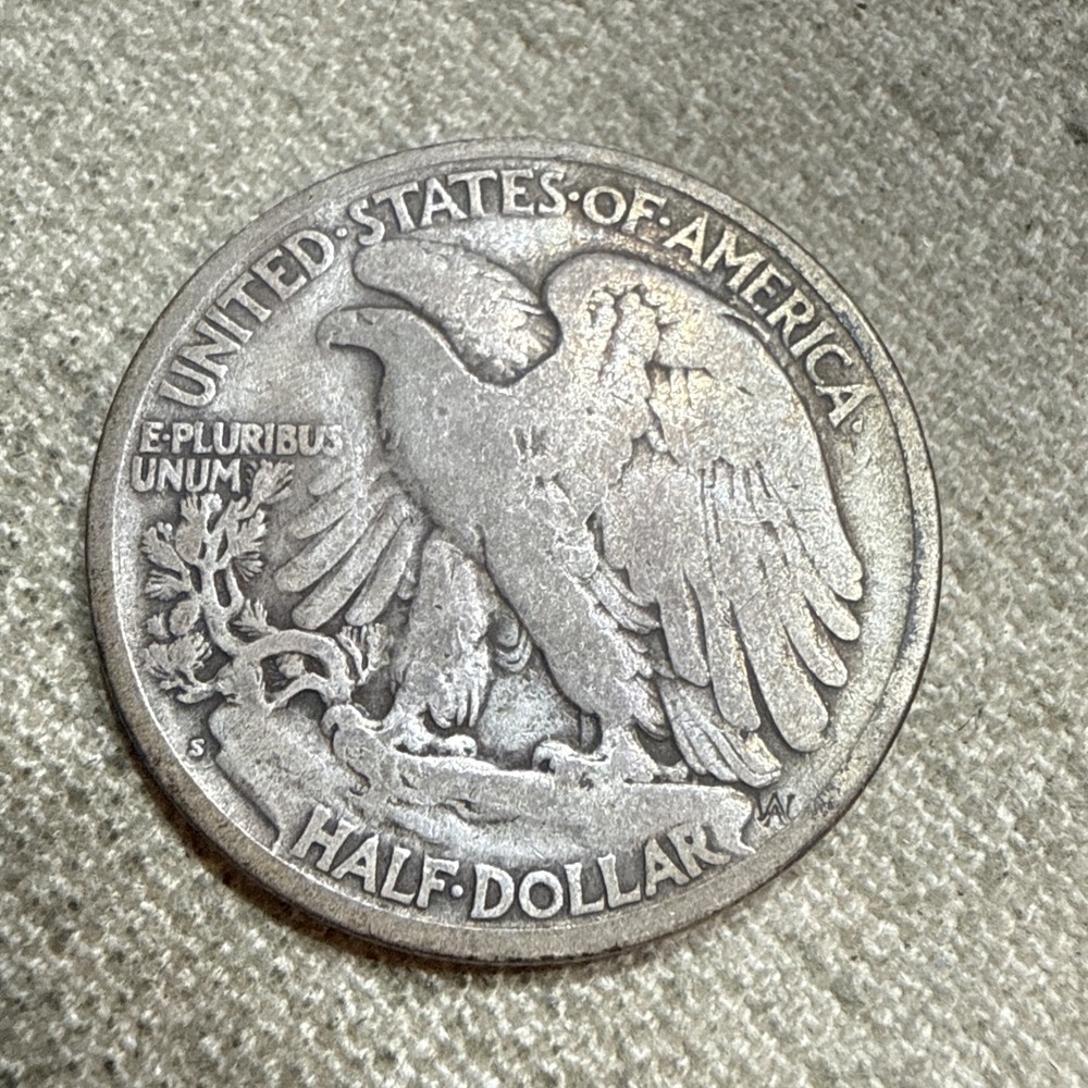 1917 S Reverse Walking Liberty Half Dollar Key Date!!