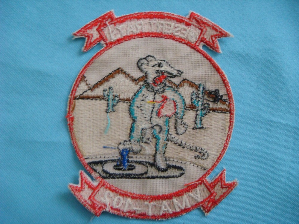 PATCH USMC DESERT RATS MARINE VMAT-102 ATTACK TRAINING SQUADRON