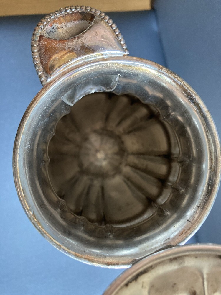 antique silverplate coffee pot