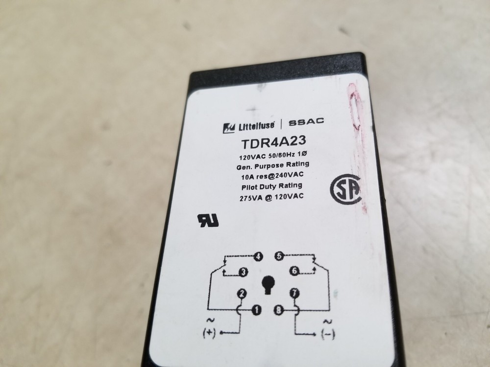 Littelfuse SSAC TDR4A23 Recycling Time Delay Relay