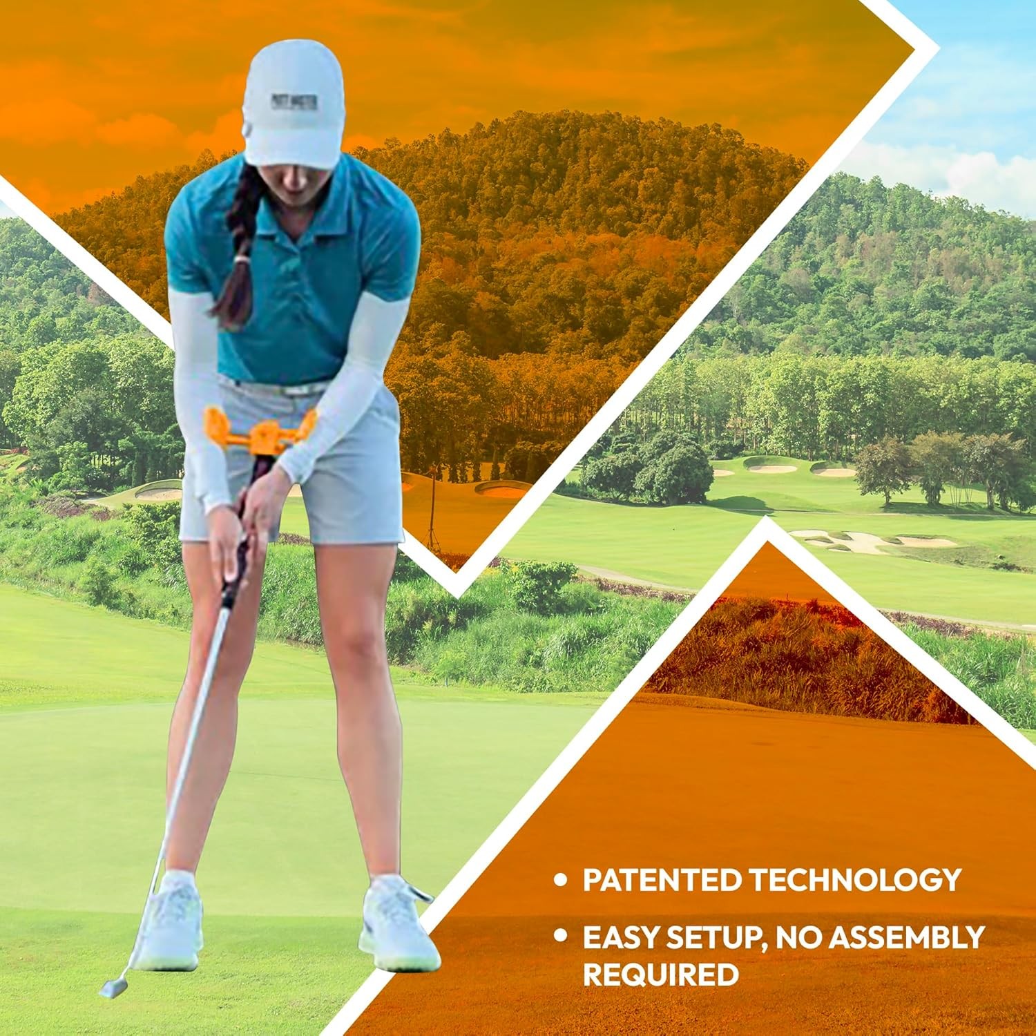 New Orange Whip Golf Putt Master