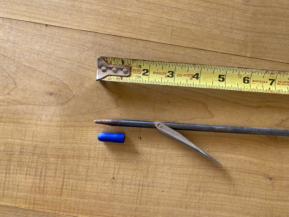 Speargun shaft 49" long