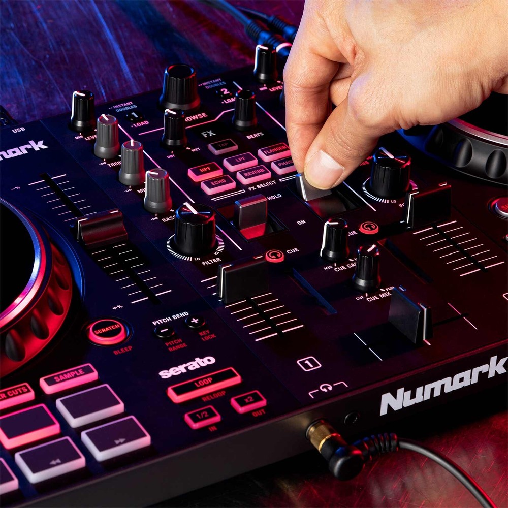 Numark Mixtrack Pro FX 2-Deck DJ Controller for Serato DJ w FX Paddles