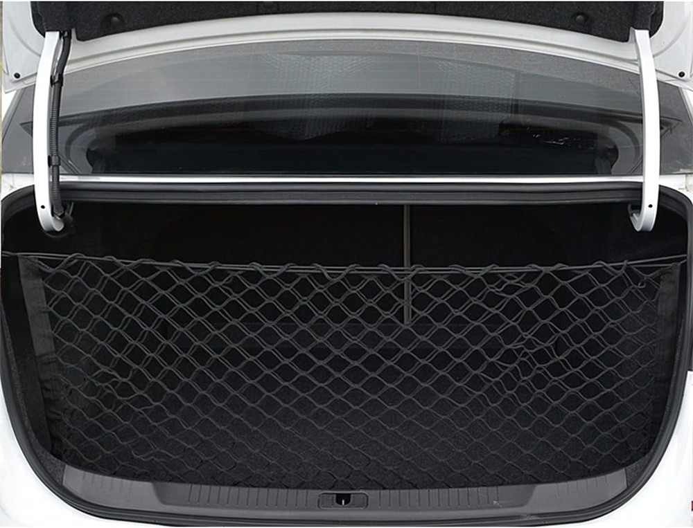 35.4"x15.8" Stretchable Car Cargo Net Adjustable Elastic Storage Net Trunk