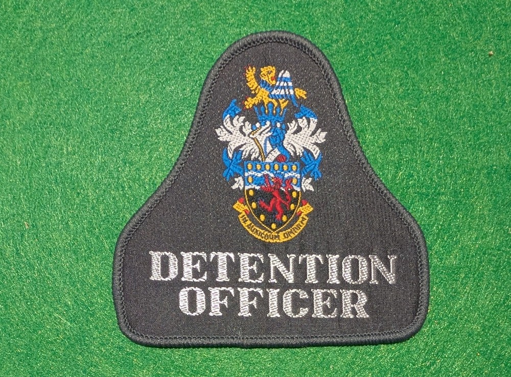 Obsolete Devon & Cornwall Police - Detention Officer bell shaped patch
