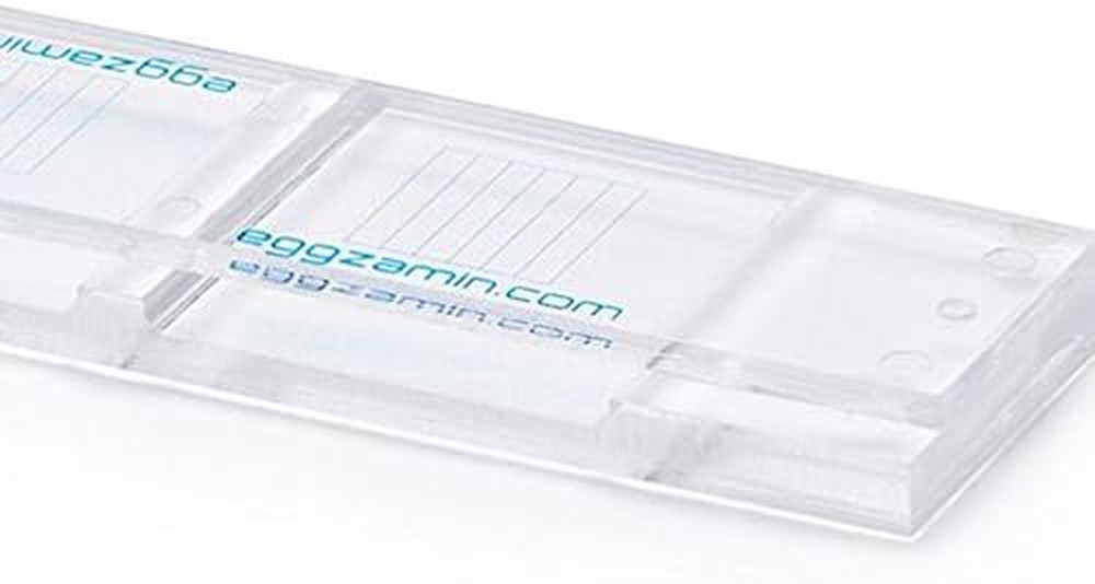 Mcmaster Method Microscope Slide - FEC (Fecal Egg Count) or Worm Count, Doubl...