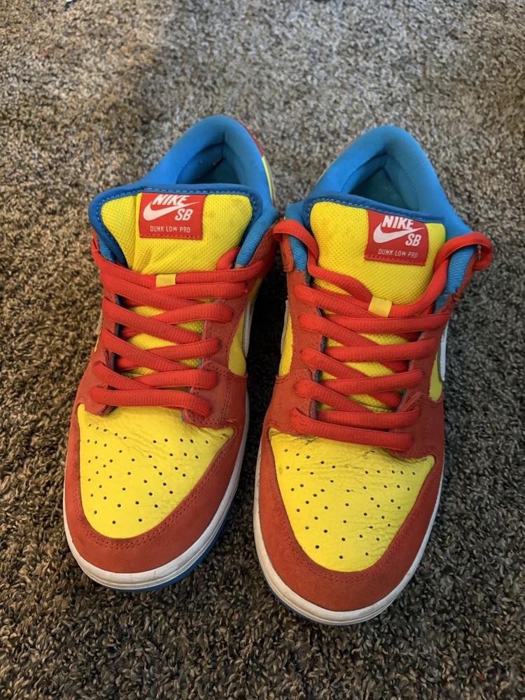 Nike dunk low pro SB ‘Bart Simpson’ size 10