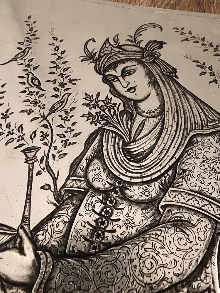Engraved Copper Indian Artwork