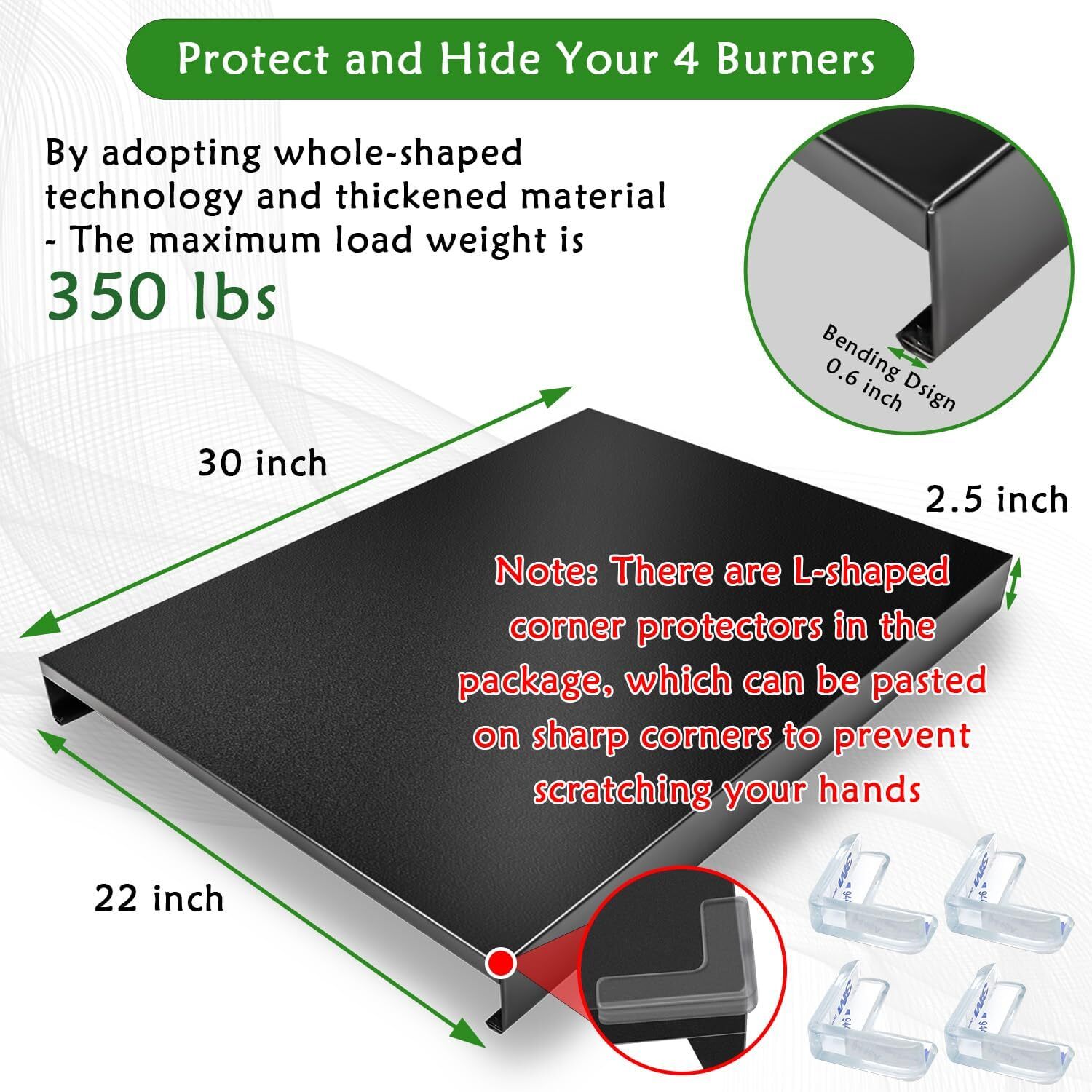 Gas Stove Cover Board, Resistance to Heat Range Covers for Gas Stove