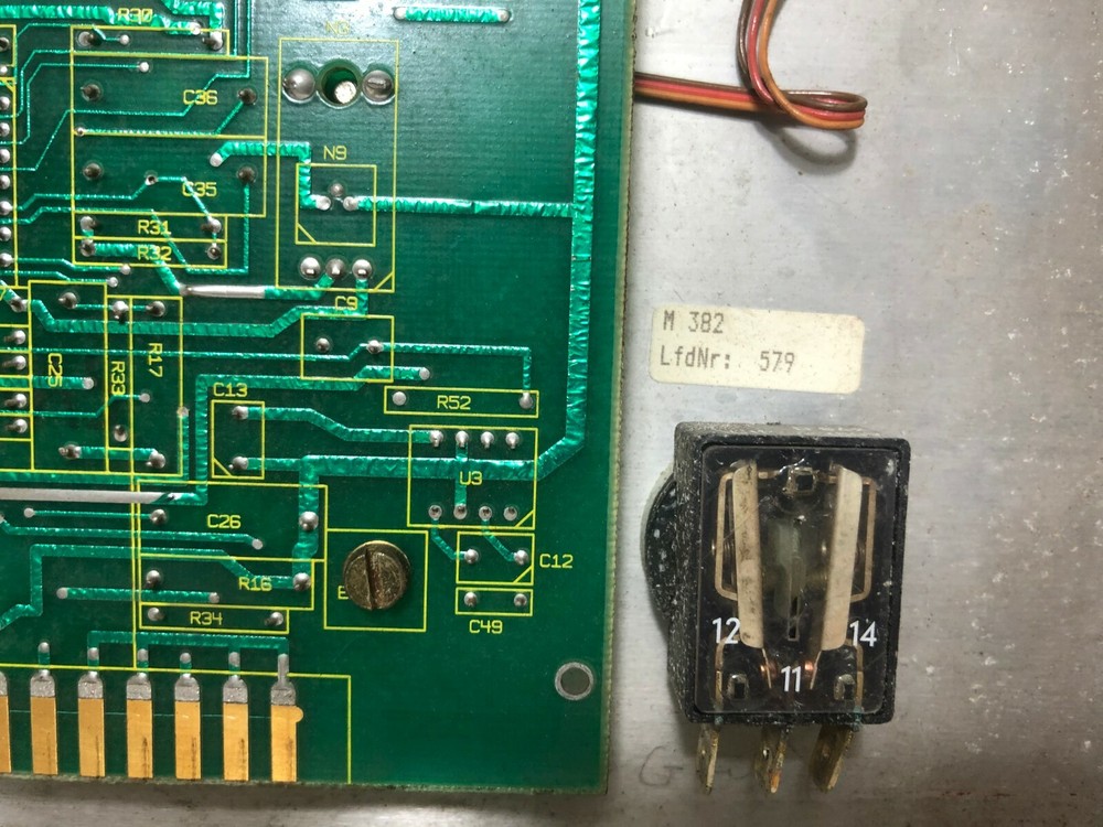 Hunter System 800 Wheel Balancer complete Display Circuit Control Board P107