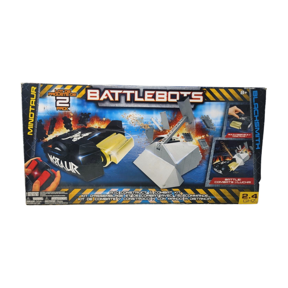 Battlebots R/C Construct & Combat RARE Minotaur and Blacksmith Complete Tested