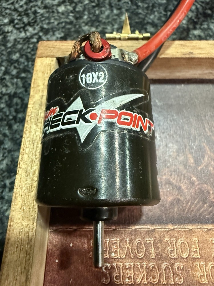 Team Checkpoint 10x2 Double Brushed Modified RC Motor! Tested !!