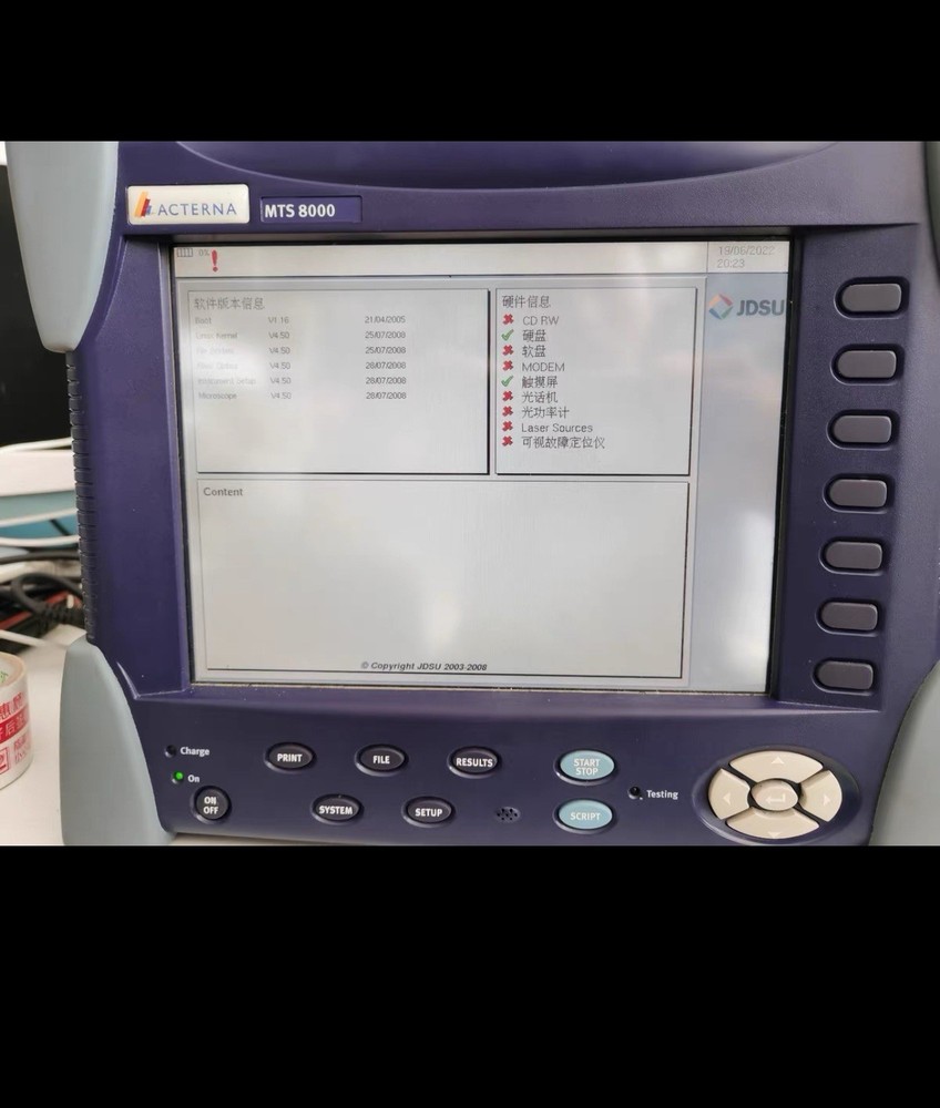 1pcs ACTERNA MTS 8000 Tester