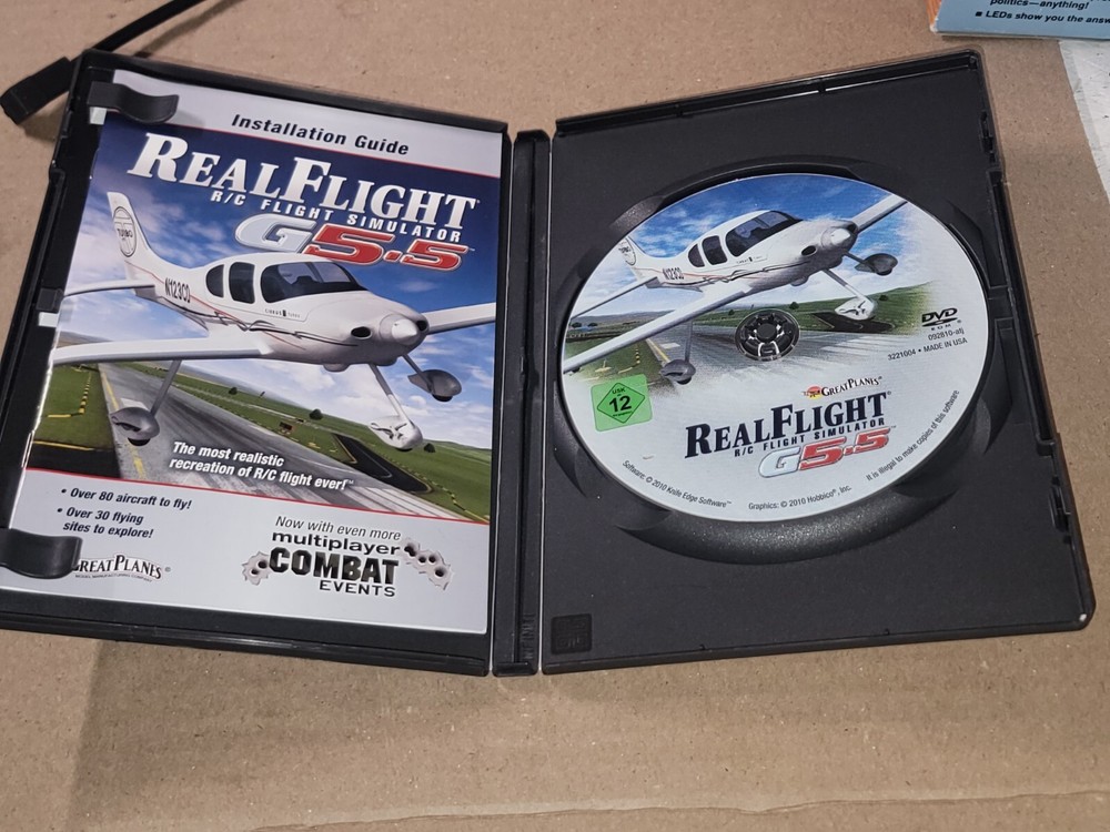 Real Flight G5.5 R/C Flight Simulator & Interlink Elite Controller by Futaba