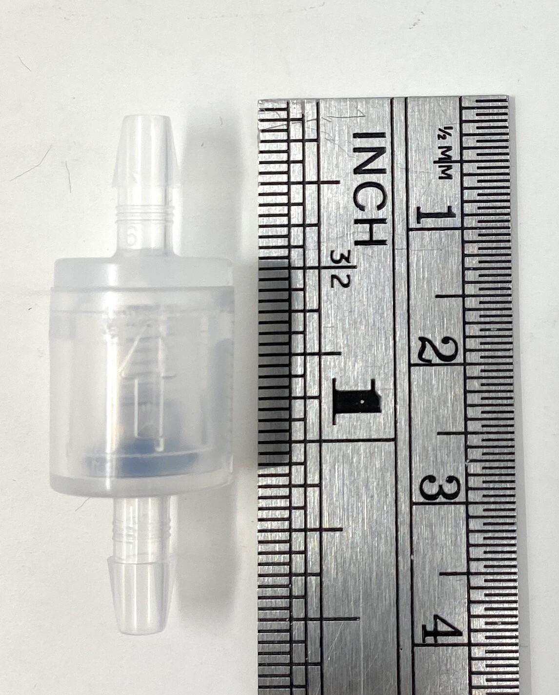1/8" Barb Polypropylene Ball Cone Spring Check Valve One Way Inline 2 PK