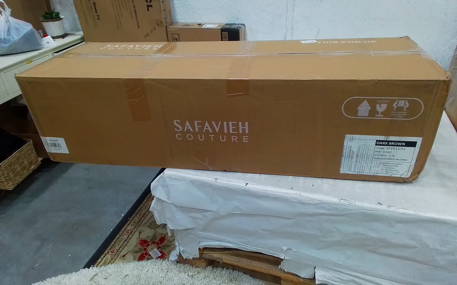 Safavieh BELLISIMA CHANNEL TUFTED BENCH, Reduced Price 2172767009 SFV5127H