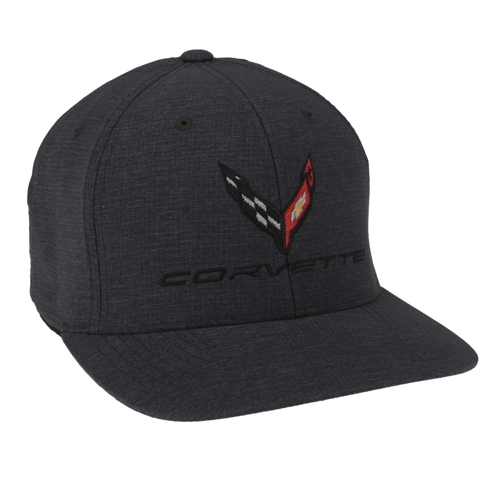 2020-2026 C8 Corvette Heather Gray Flex Fit Performance Snapback Hat
