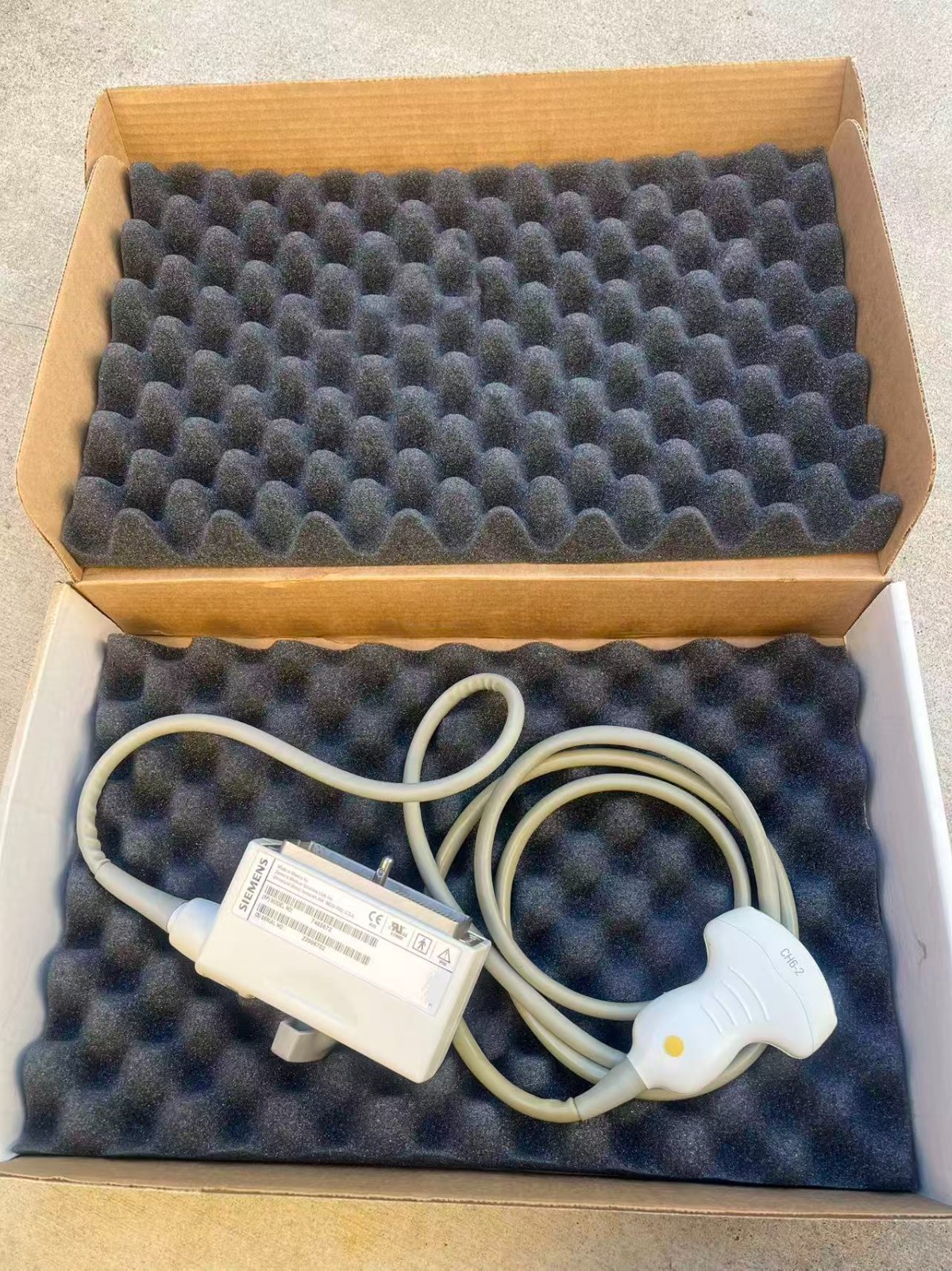 CH6-2 SIEMENS CONVEX ARRAY ULTRASOUND TRANSDUCER PROBE 7465672 With BOX