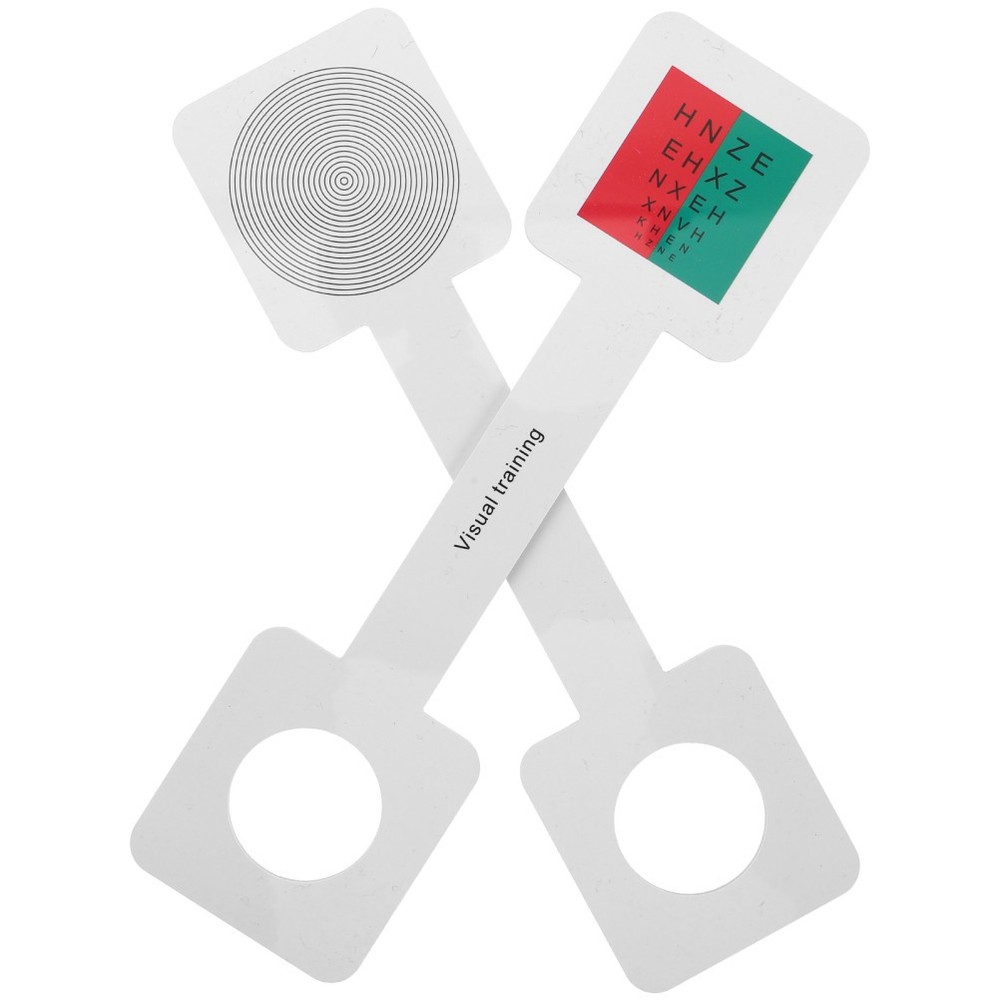 2 Pcs Vision Test Board Eye Exam Accessory Dominant Testing Card