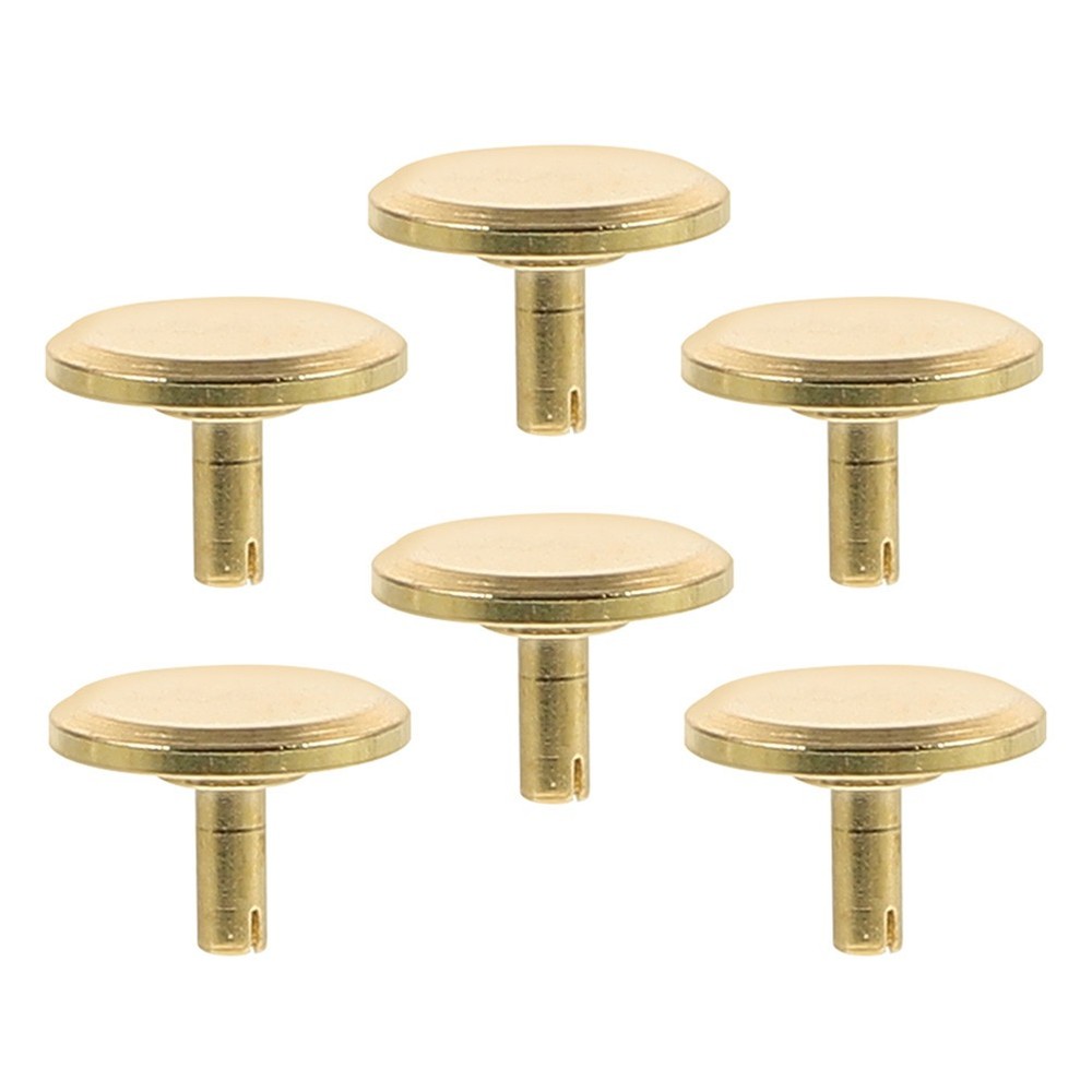 6 Pcs Copper Replacement Clock Caps For Quartz Wall Clock Parts