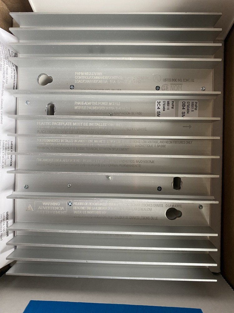 Lutron PHPM-WBX-DV-WH Phase-Adaptive Power Module Price Each - SHIP SAME DAY