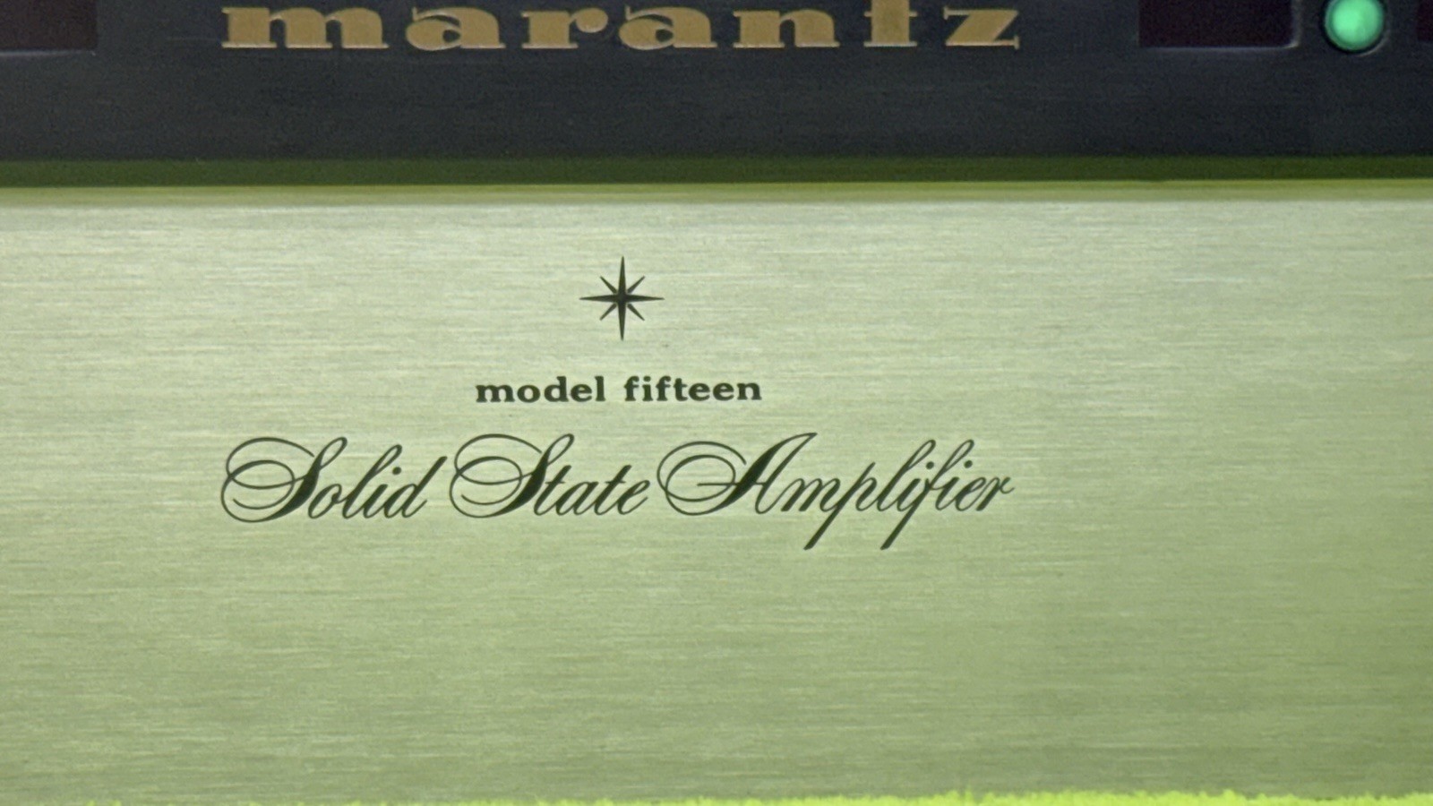 MARANTZ 15 FIFTEEN AMP AMPLIFIER Solid State Stereo 2 mono blocks WORKS GREAT🔥