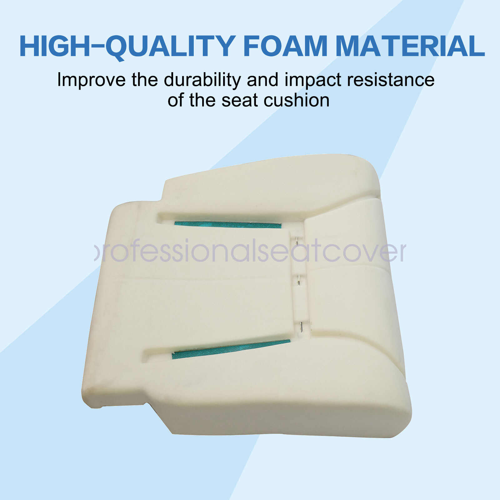 Driver Bottom Seat Cover + Foam Cushion Fits 1998-2002 Dodge Ram 1500 2500 3500