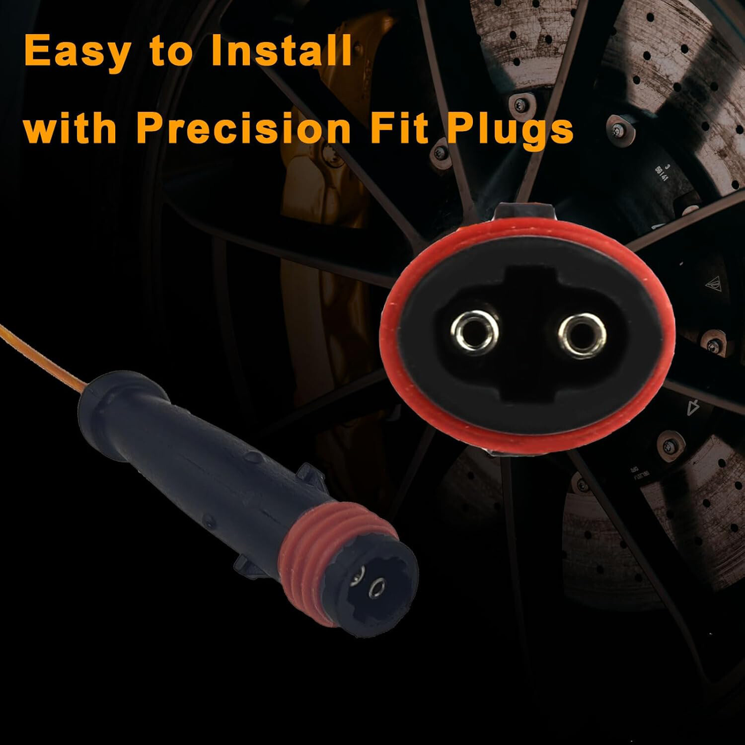 4pcs Front Rear Brake Pad Wear Sensor Kit for Mercedes Benz W211 W220 2115401717