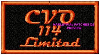 CVO 114 Limited -   BIKER PATCH