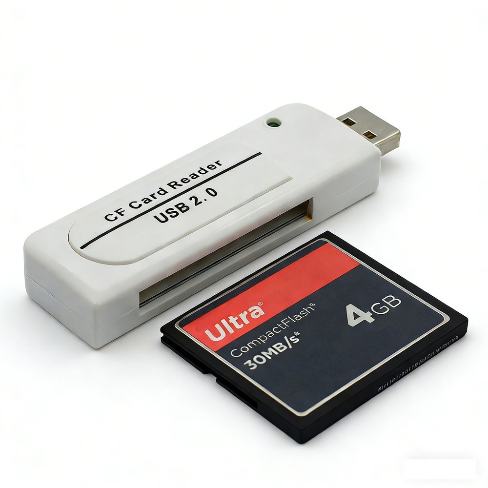 New CF CompactFlash Card Reader High Speed CF Card Writer Adapter USB 2.0