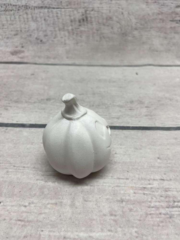 Ceramic Bisque Pumpkin Paint Ghost Halloween Fall Decor Set