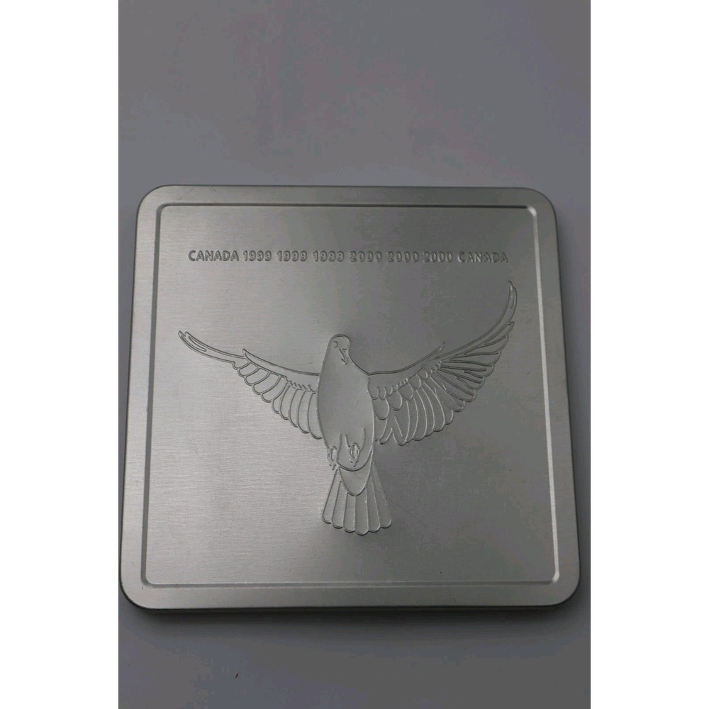 1999-2000 Canada Post Millennium Coin Token In Tin Case