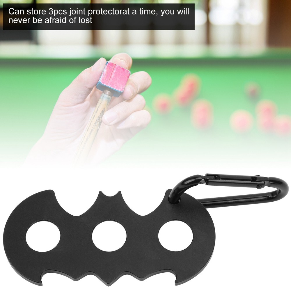 Joint Protector Storage Clamp Pool Table Stick Joint Protection 3 Hole