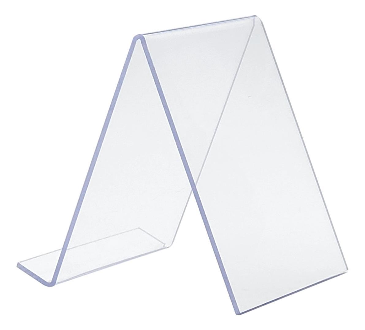 T'z Tagz New Clear Open-Ended Plastic Media Display Easel Book Stand 3 Pack