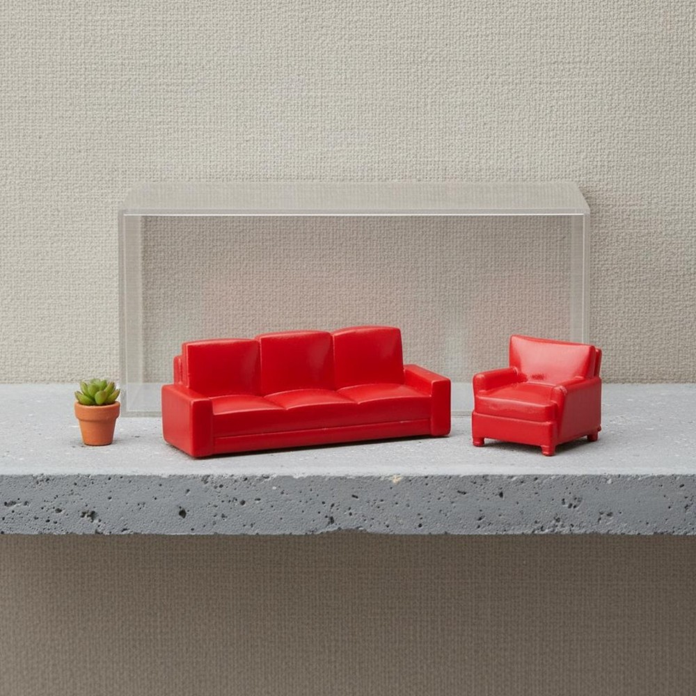 1:64 Scale Sofa Set DIY Accessory 1:64 Scale Sofa Photography Props