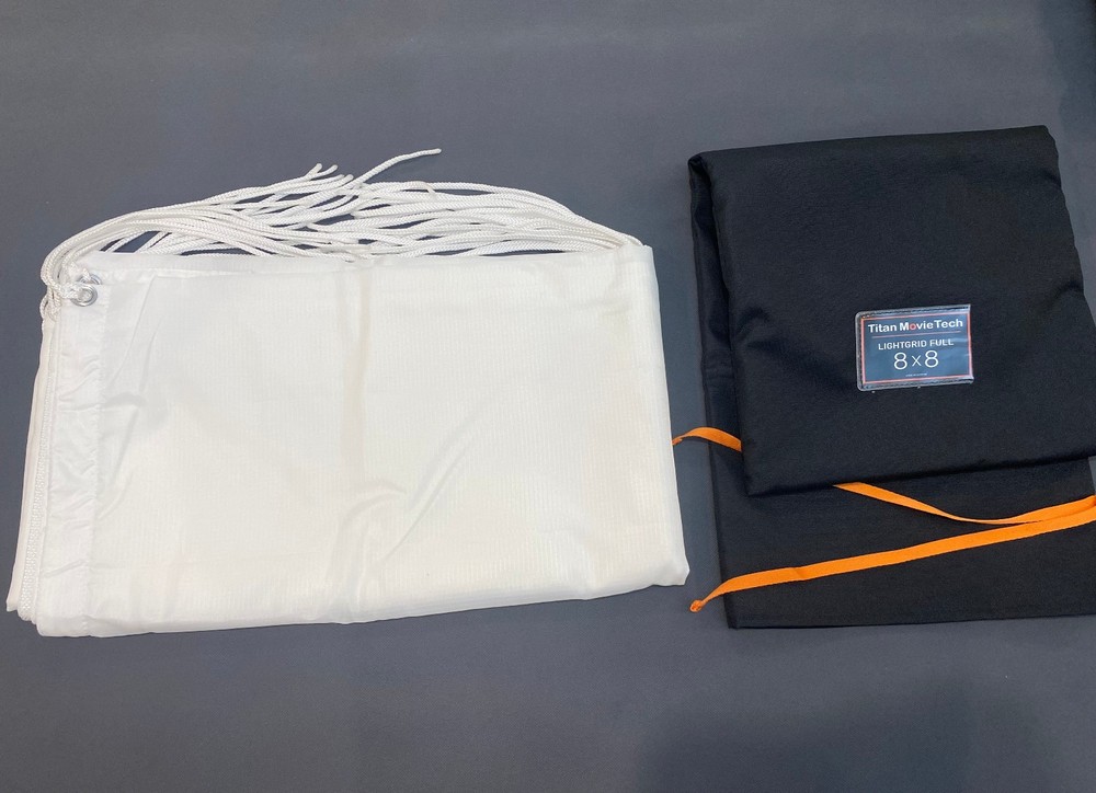 8x8 2.4x2.4m Full Grid Cloth Diffusion Fabric for Butterfly frame.