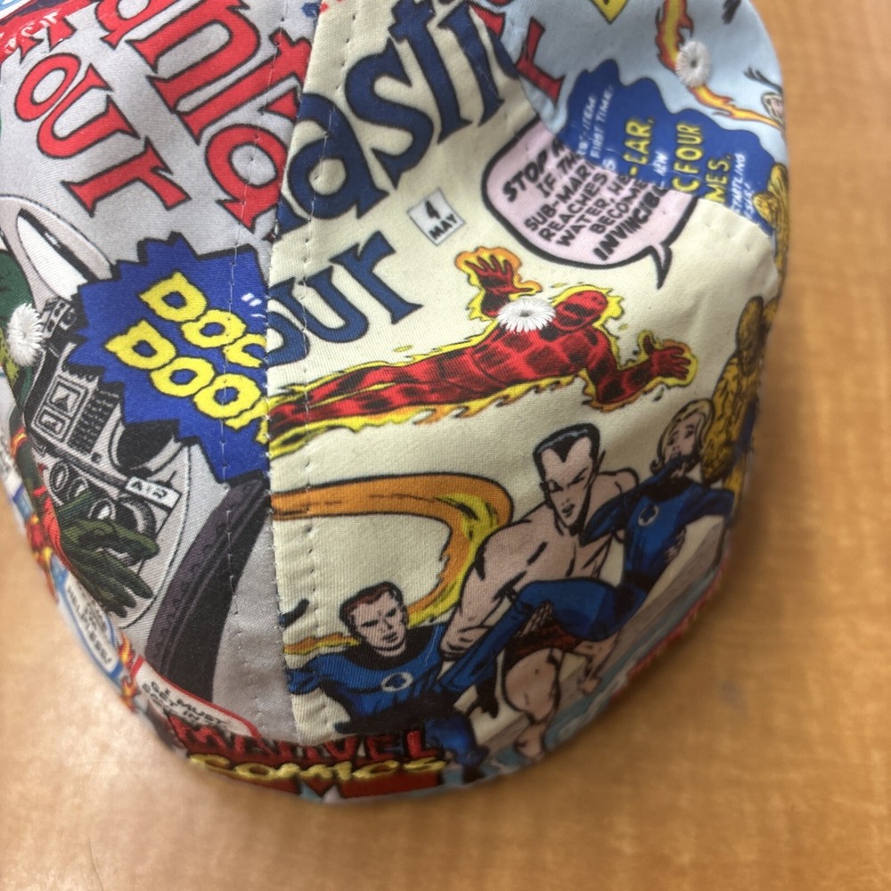 Marvel Comics Character Graphic Fitted Baseball Cap Hat Size Large 2011